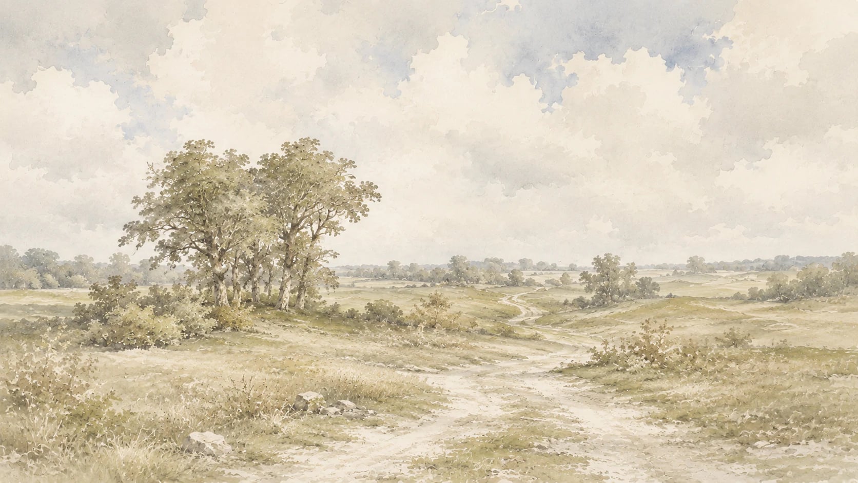 Pastoraler Feldweg