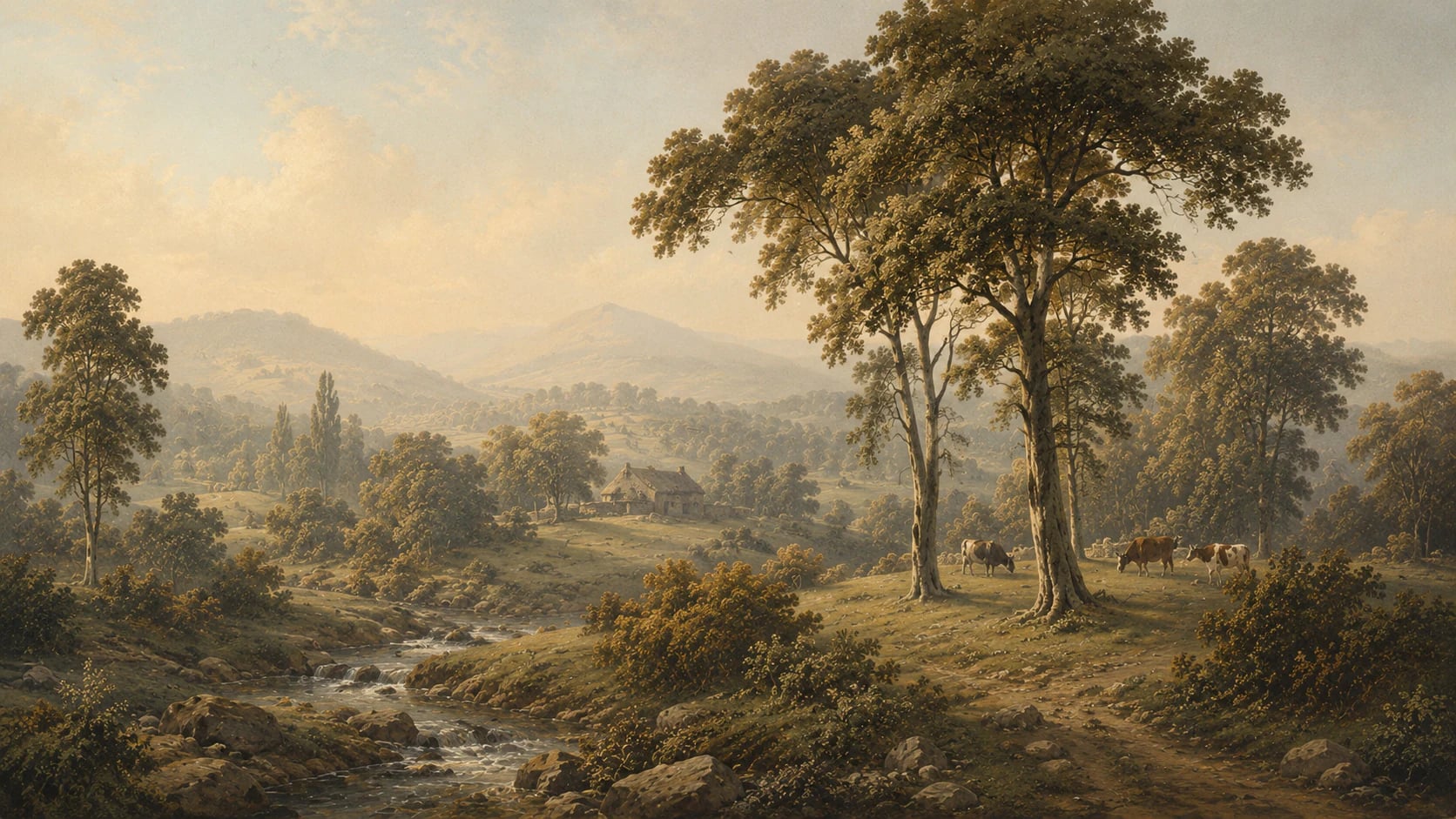 Pastoral Brook Valley