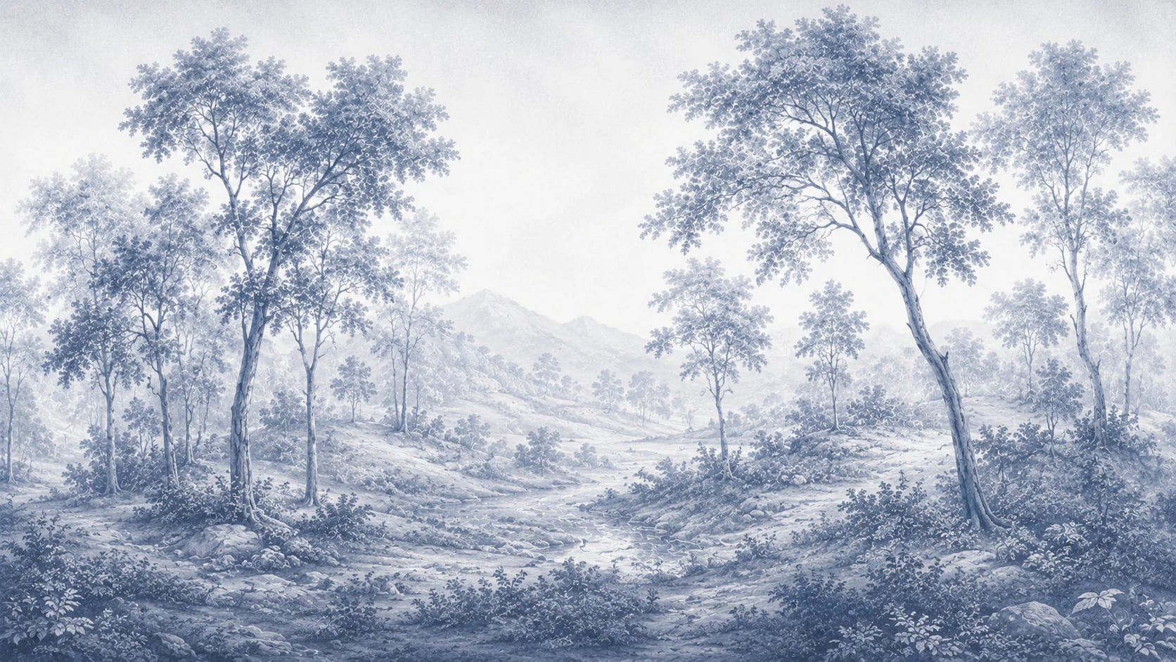 Blue Pastoral Valley