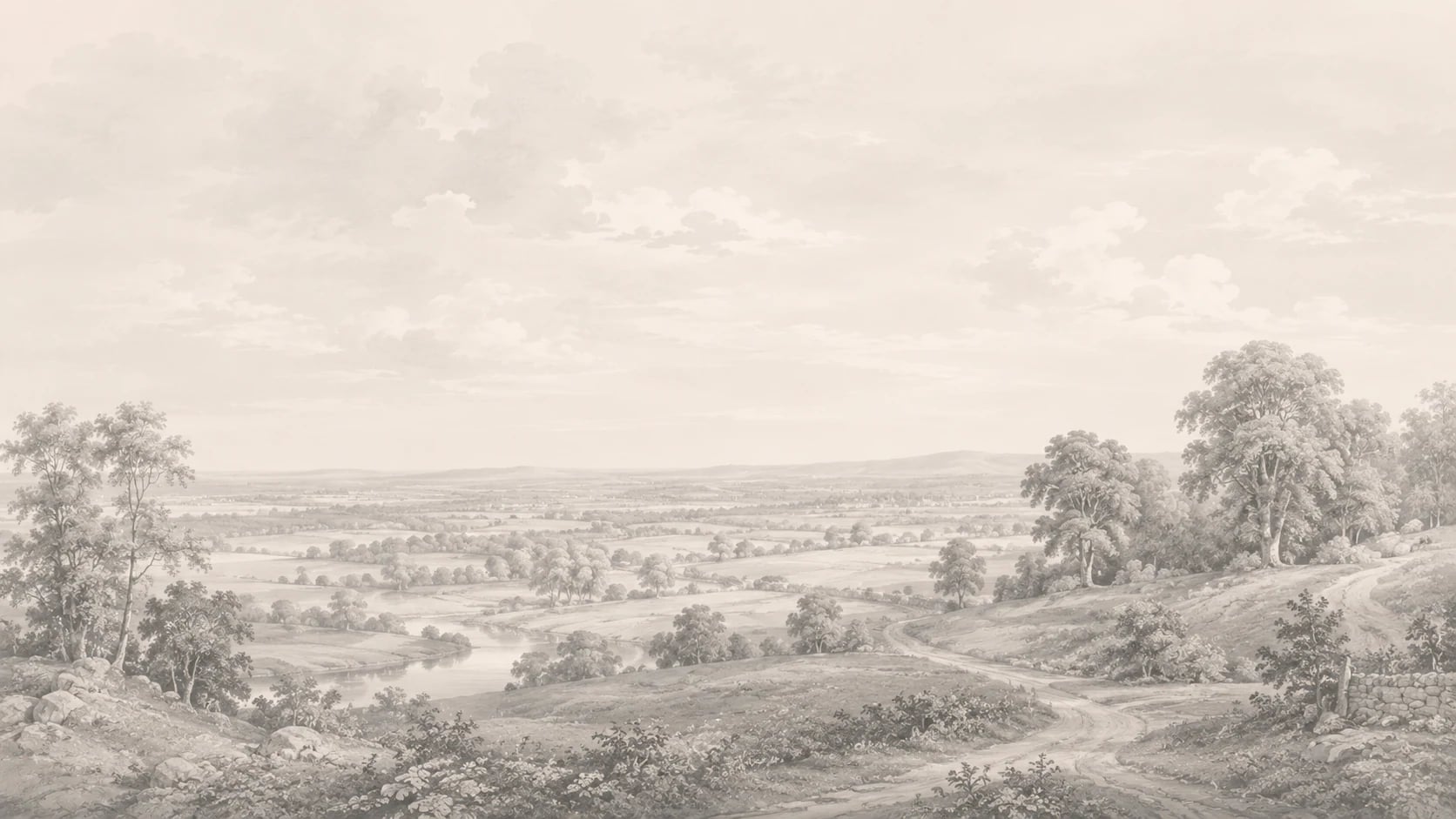Pastoraler Talblick