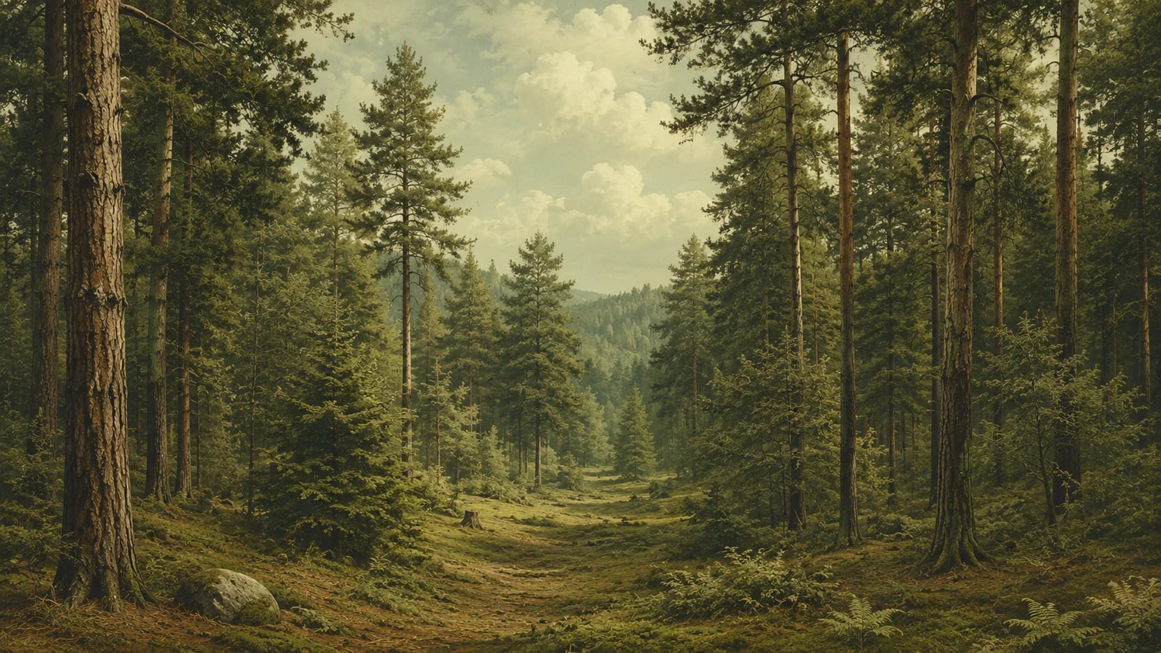 Pine Forest Clearing