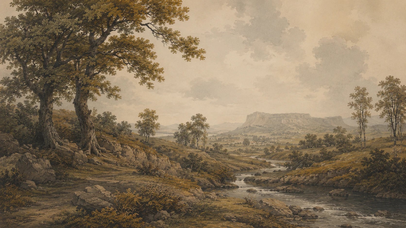 Pastoral Valley Stream