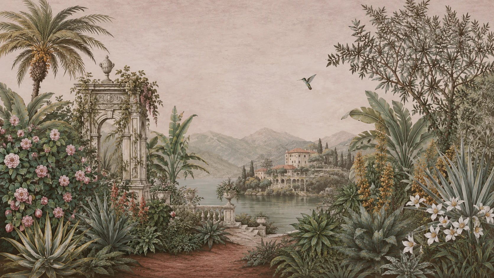 Vue sur la Villa Balbianello