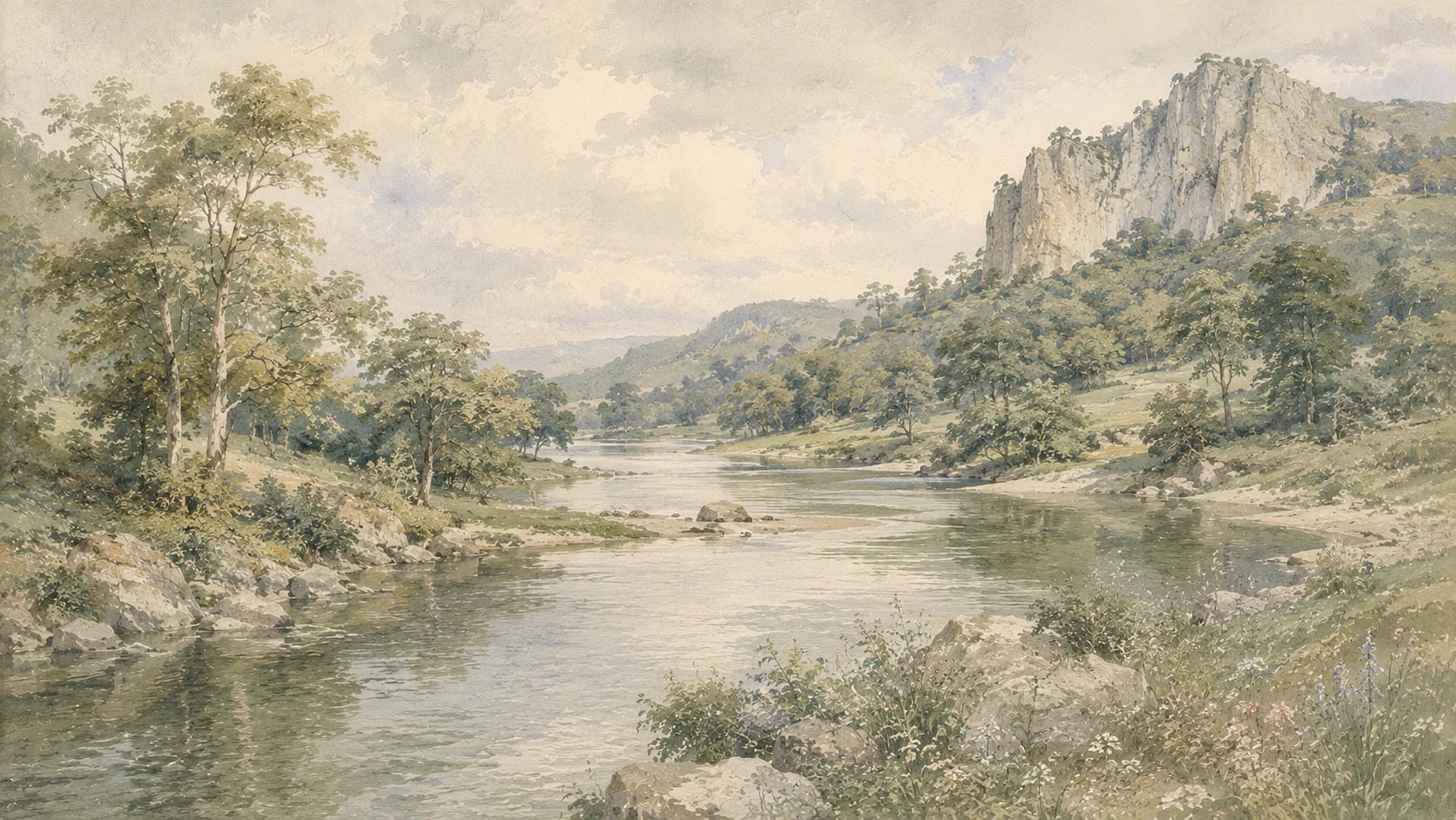 Limestone River Valley