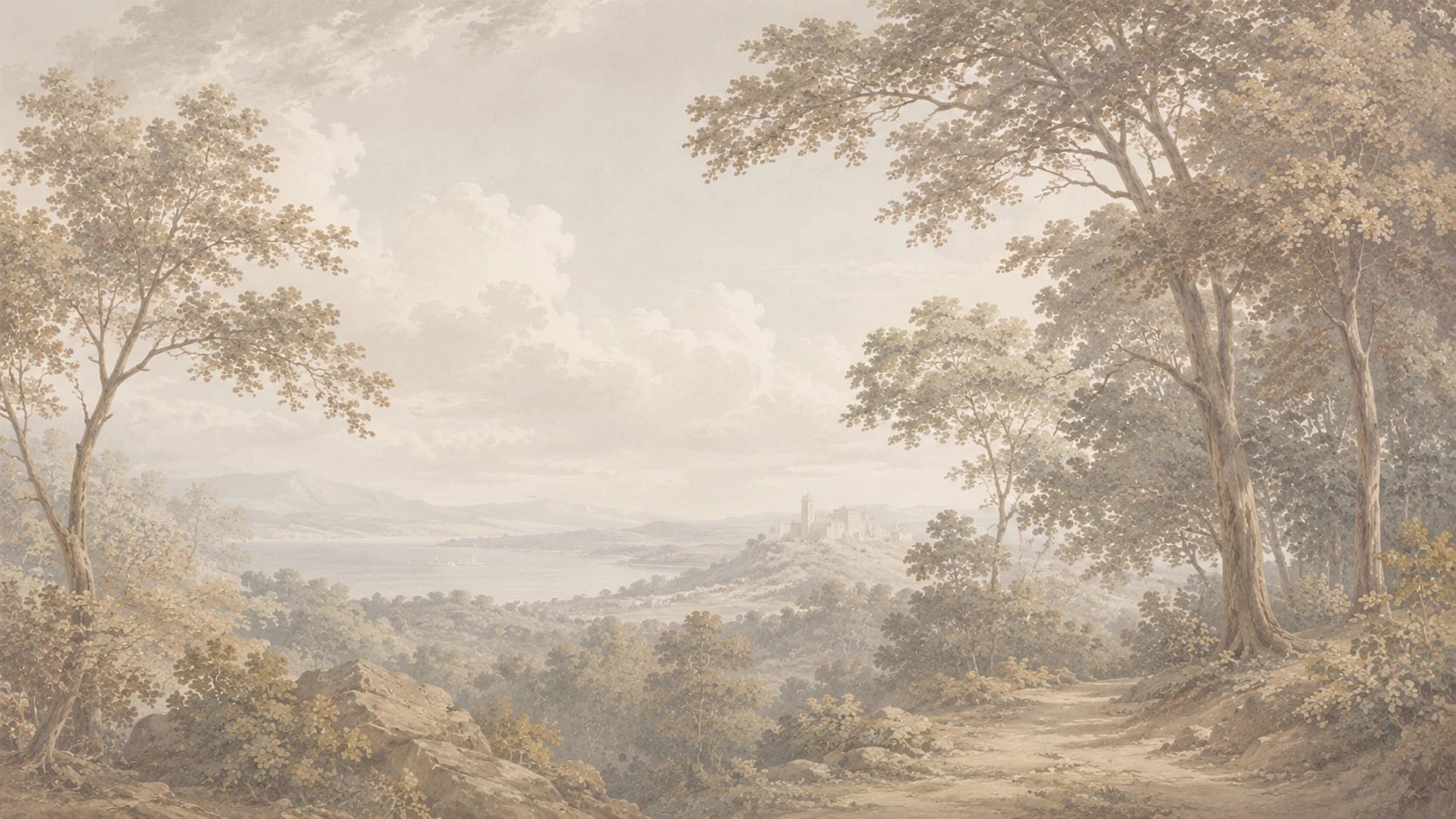 Pastoral Castle Vista