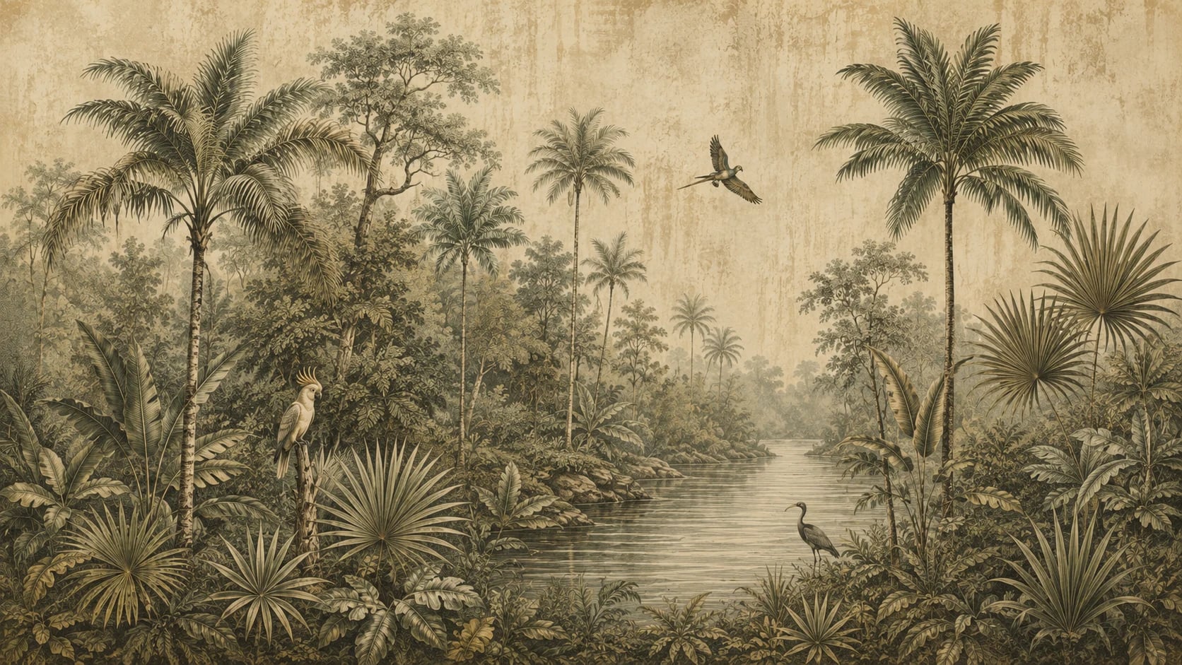Antique Palm River