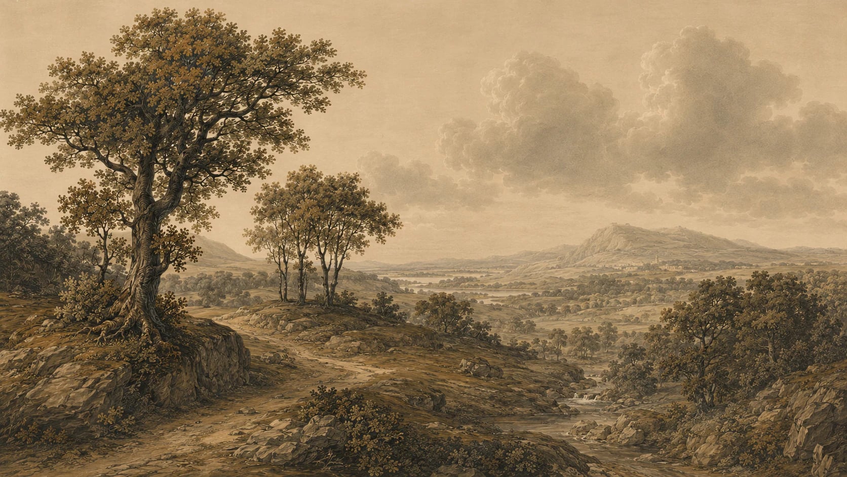 Sepia Valley Oak