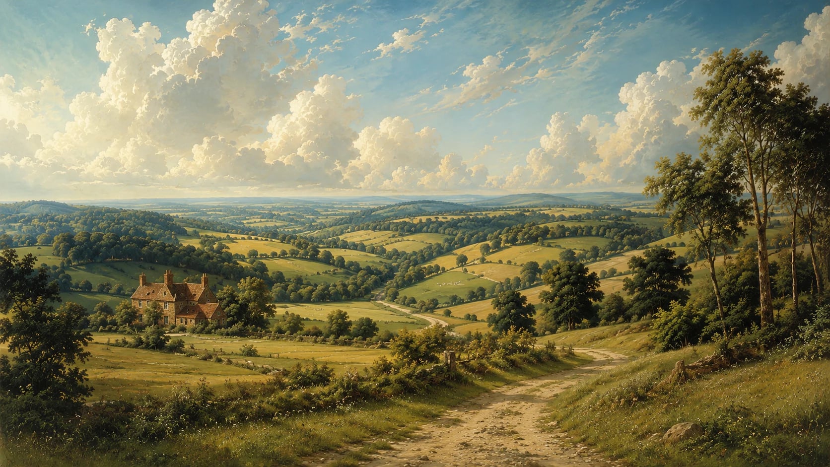 Pastoral Countryside Manor