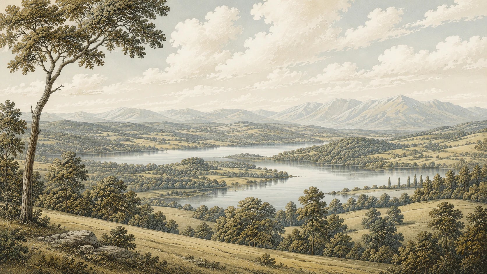 Blick auf den Hochlandsee