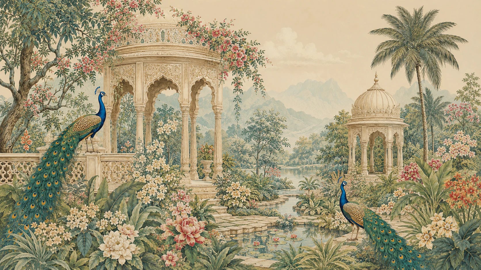 Peacock Palace Garden
