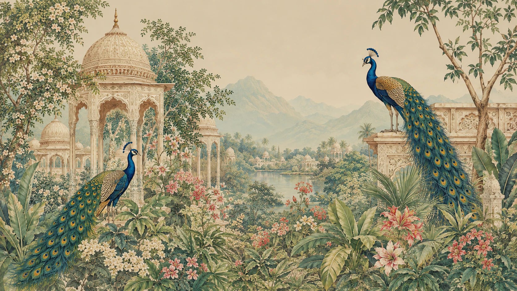 Mughal Peacock Pavilion