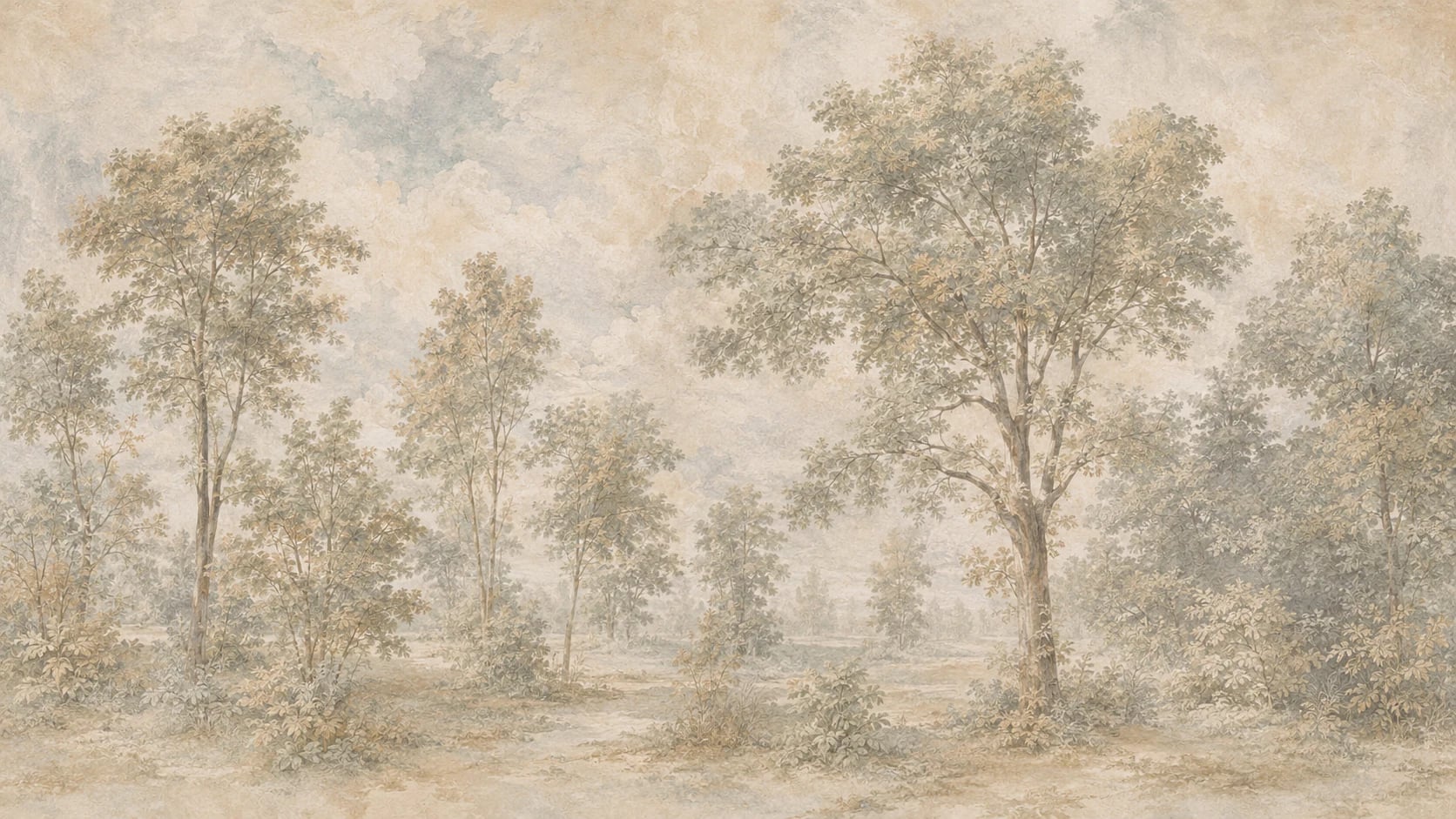 Fresque du bosquet pastoral