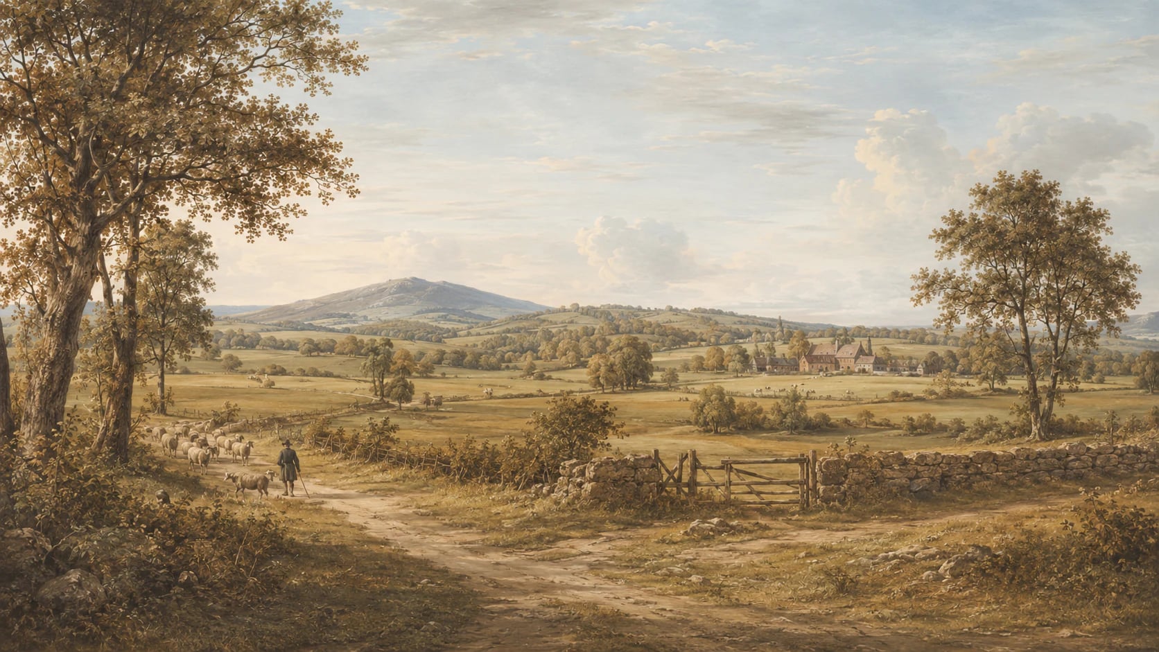 Pastorale Hirtenaussicht