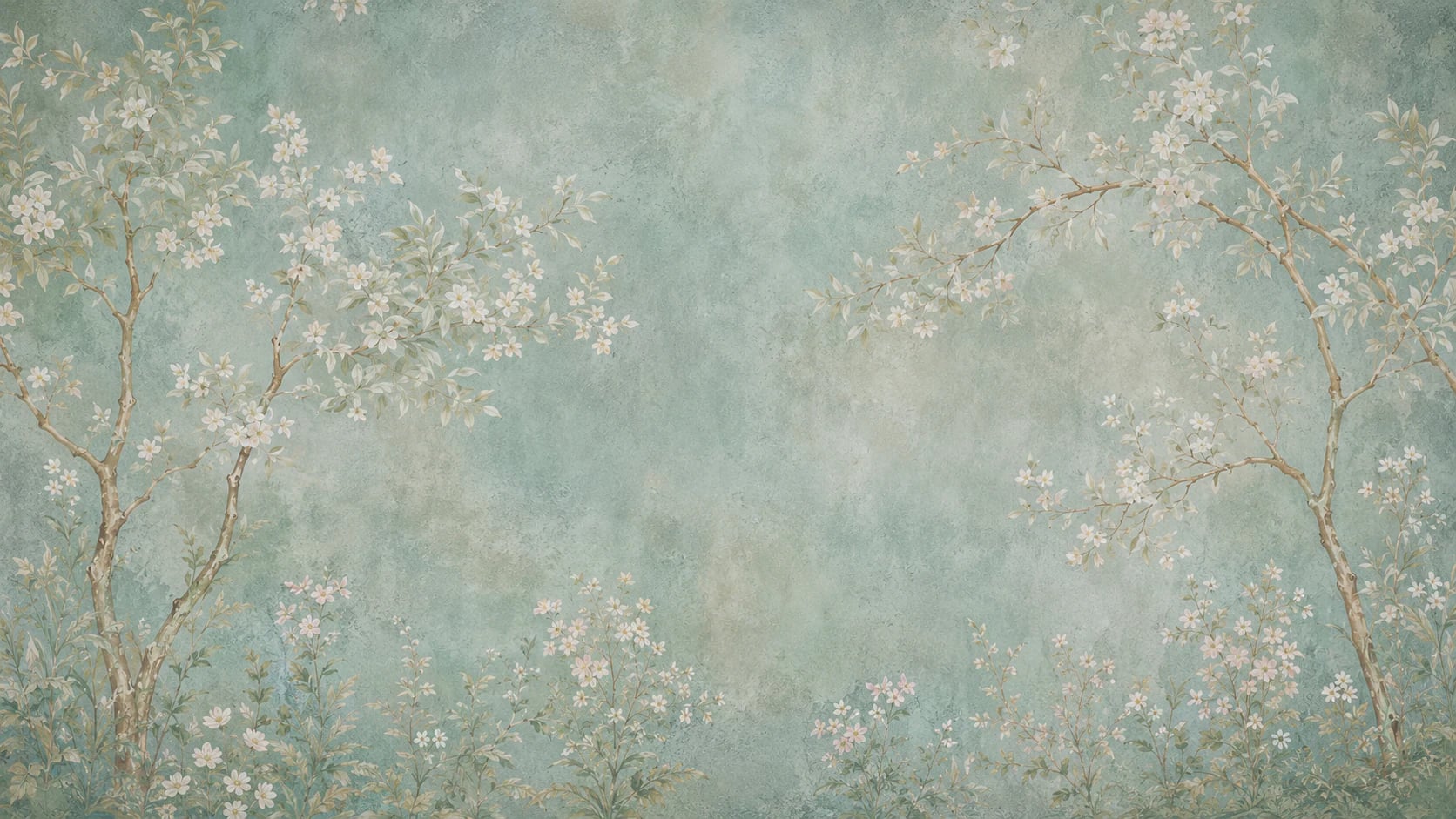 Fresco floral cardenillo