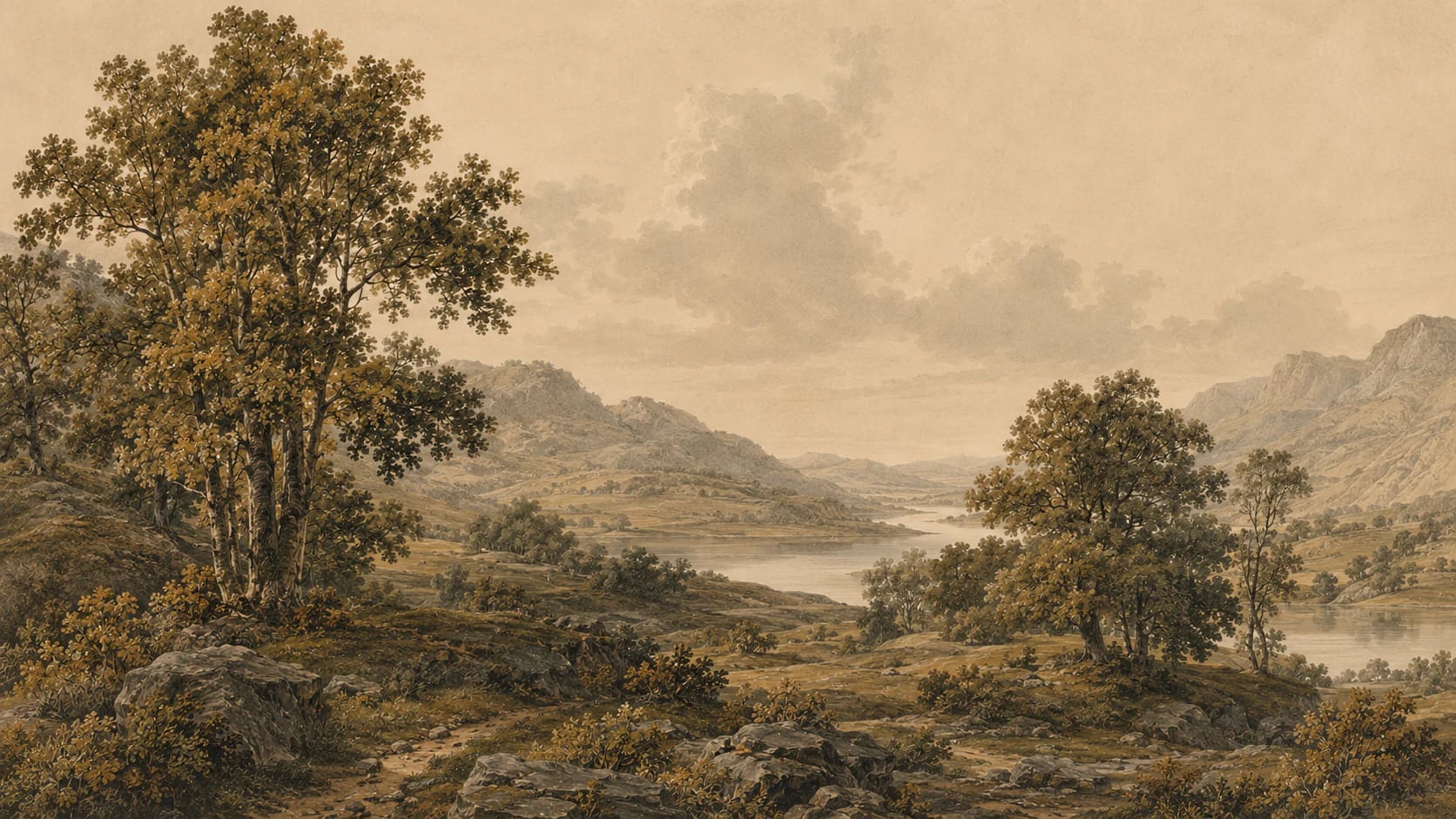 Sepia Valley Vista
