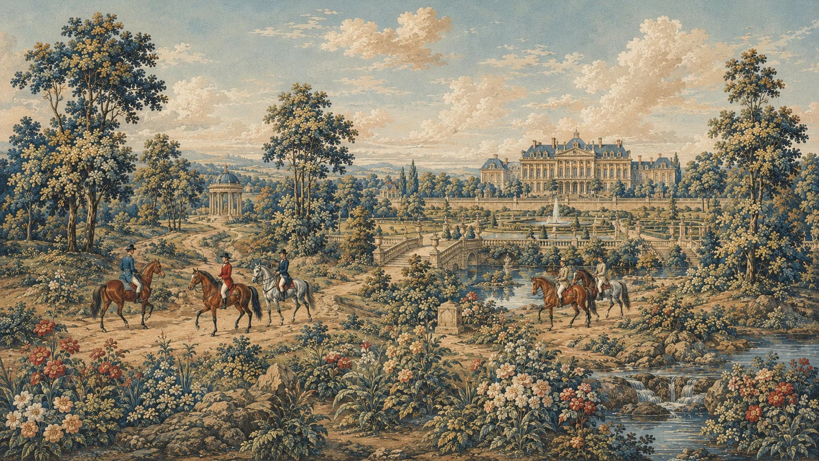 Tapisserie du domaine du château