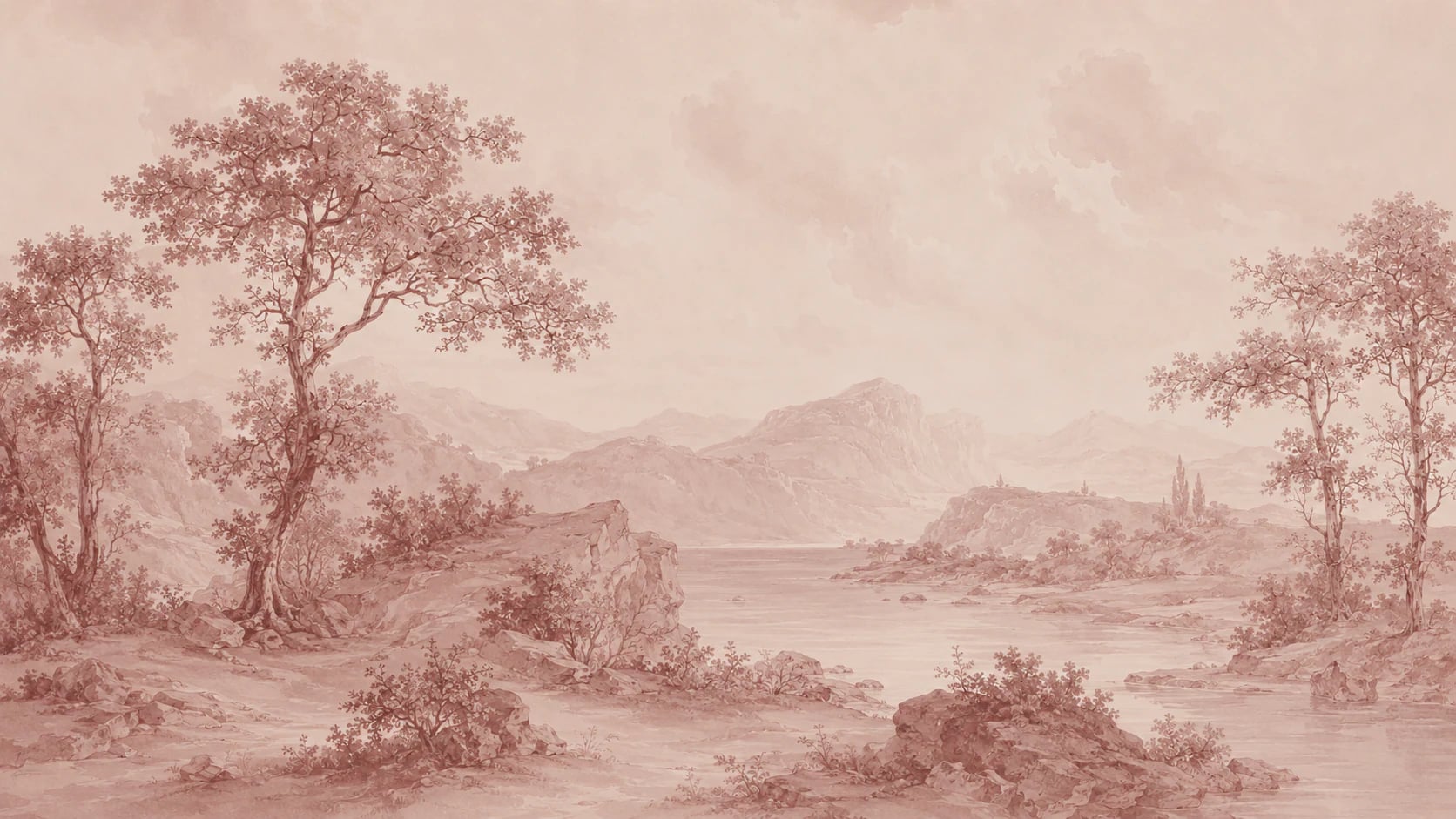 Blush Pastoral Vista