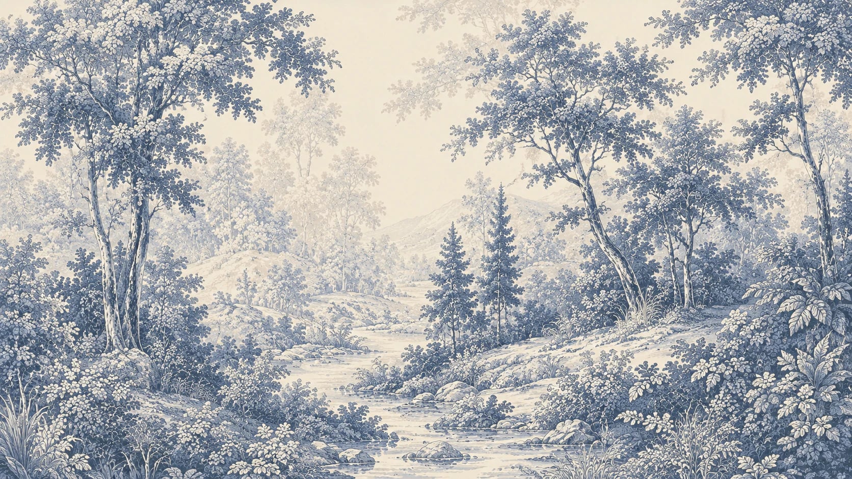 Arroyo del bosque azul