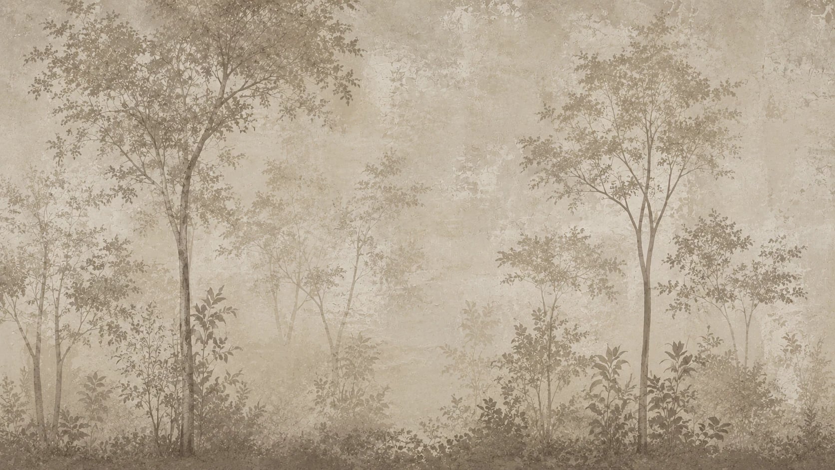 Sepia Woodland Grove