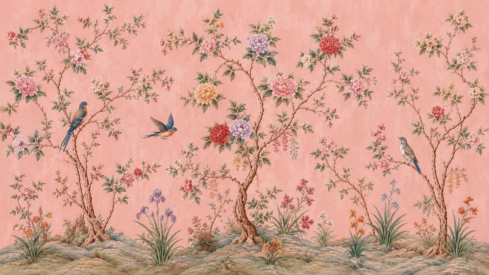 Pembe Chinoiserie Şakayık