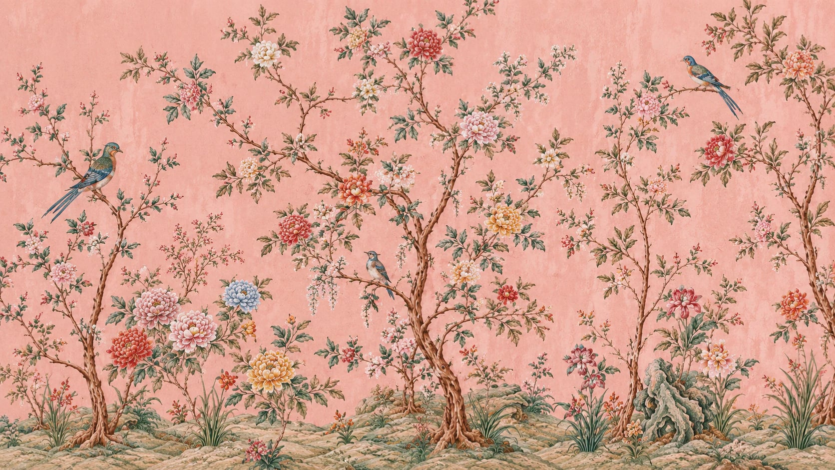 Pembe Chinoiserie Şakayık