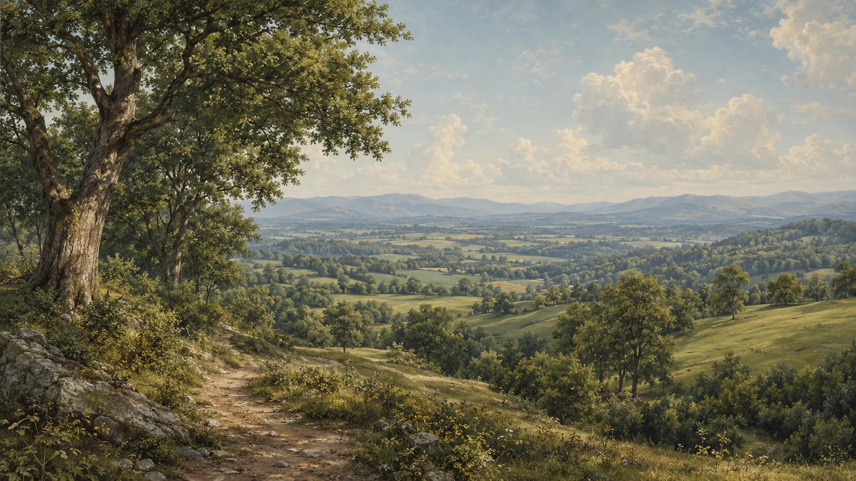 Pastoral Valley Path