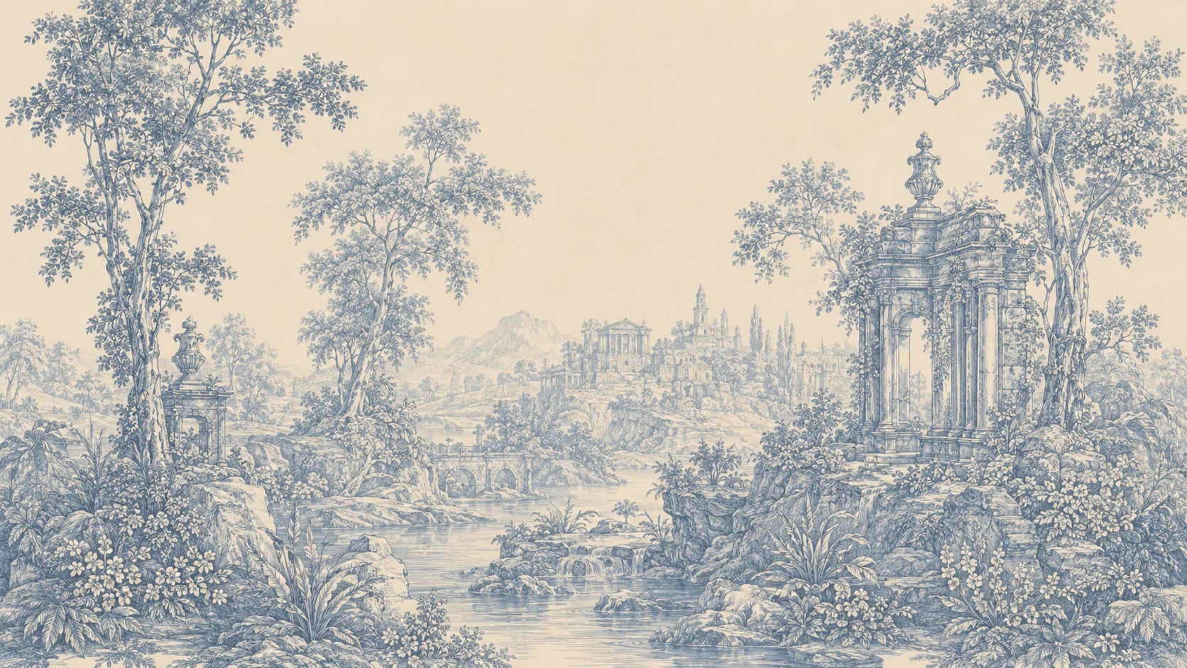 Panorama en toile classique