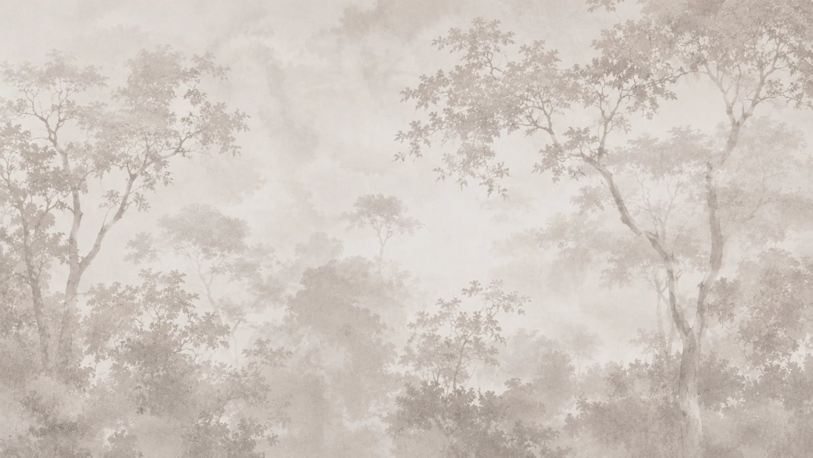 Misty Sepia Woodland