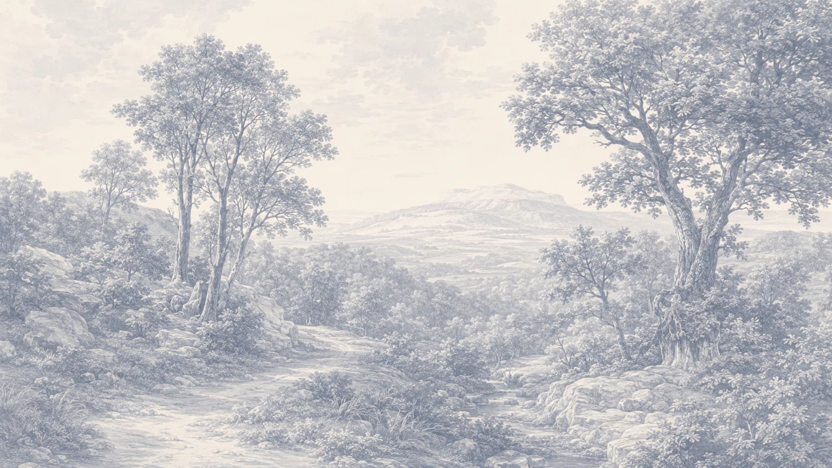 Blue Pastoral Vista