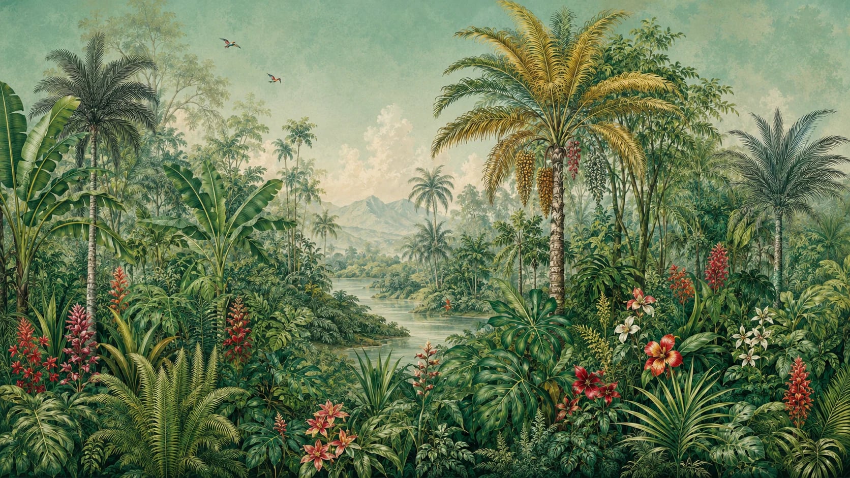 Tropical Palm Vista
