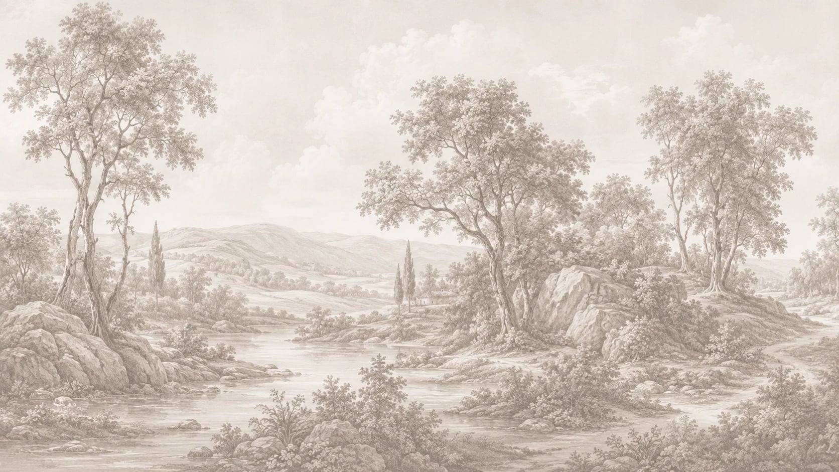Pastoral River Valley