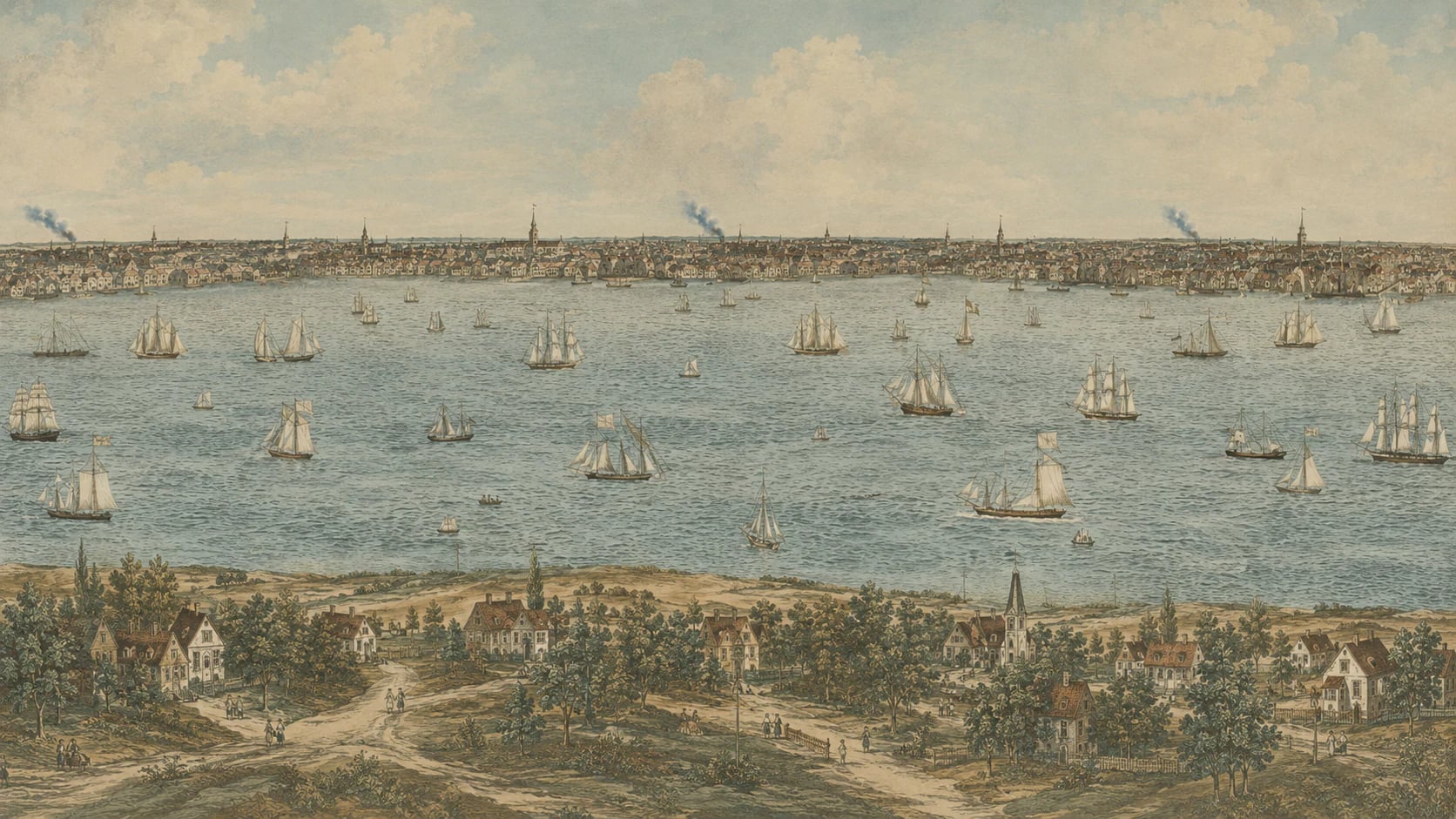 Panorama du vieux port