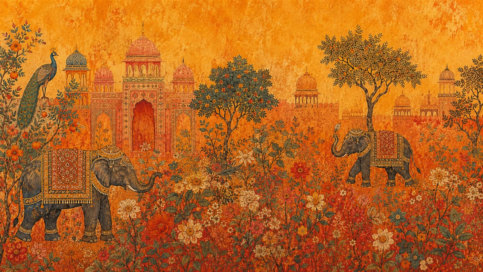 Mughal Garden Elephants