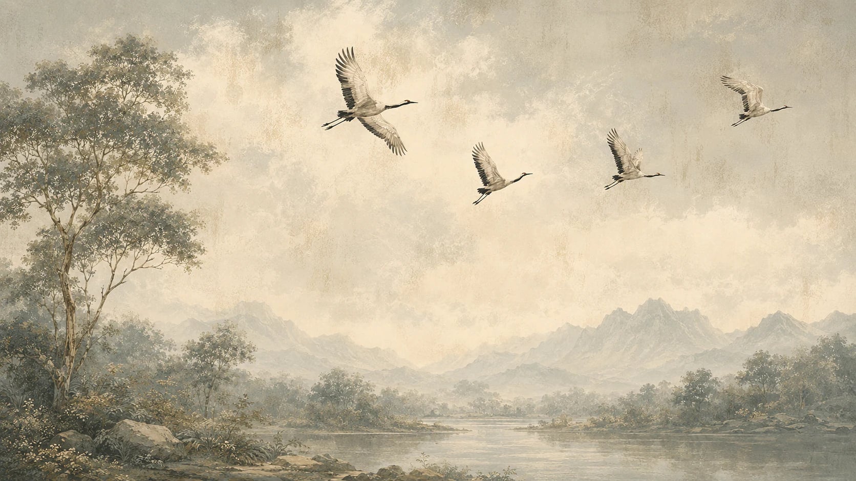 Misty Crane Valley