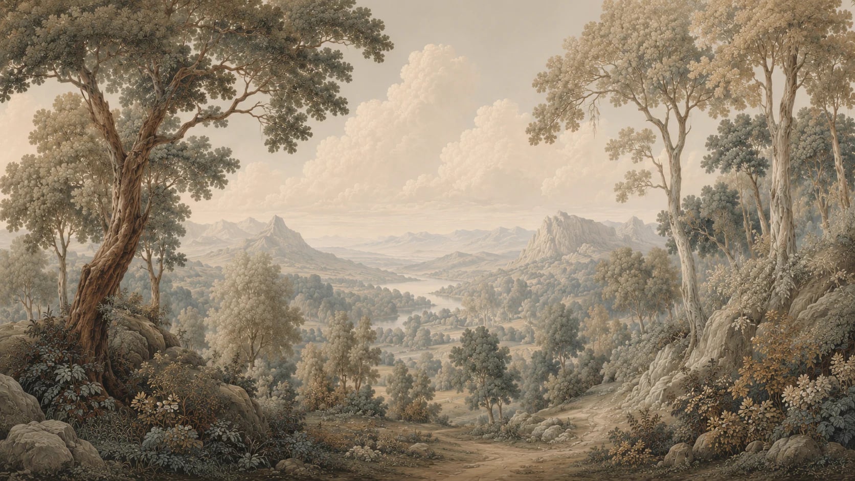 Pastoral River Valley