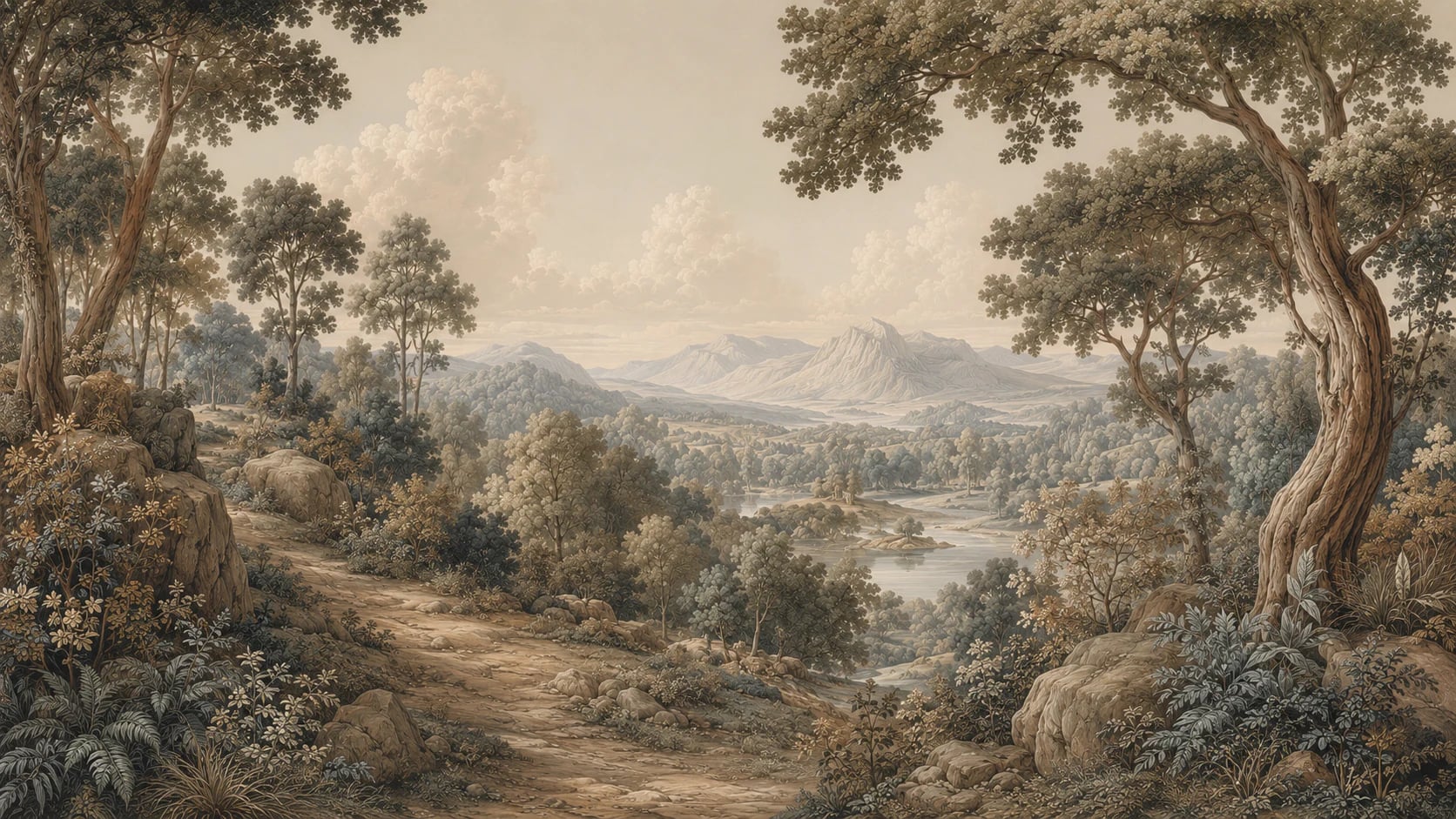 Pastoral River Valley