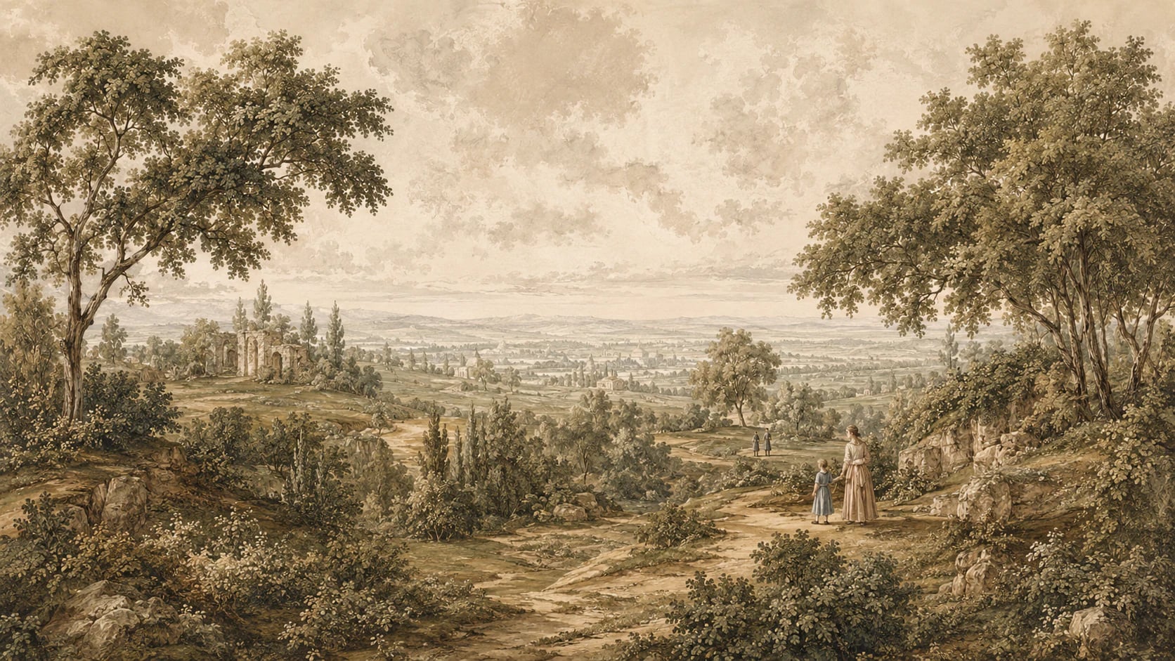 Ruines de la vallée pastorale