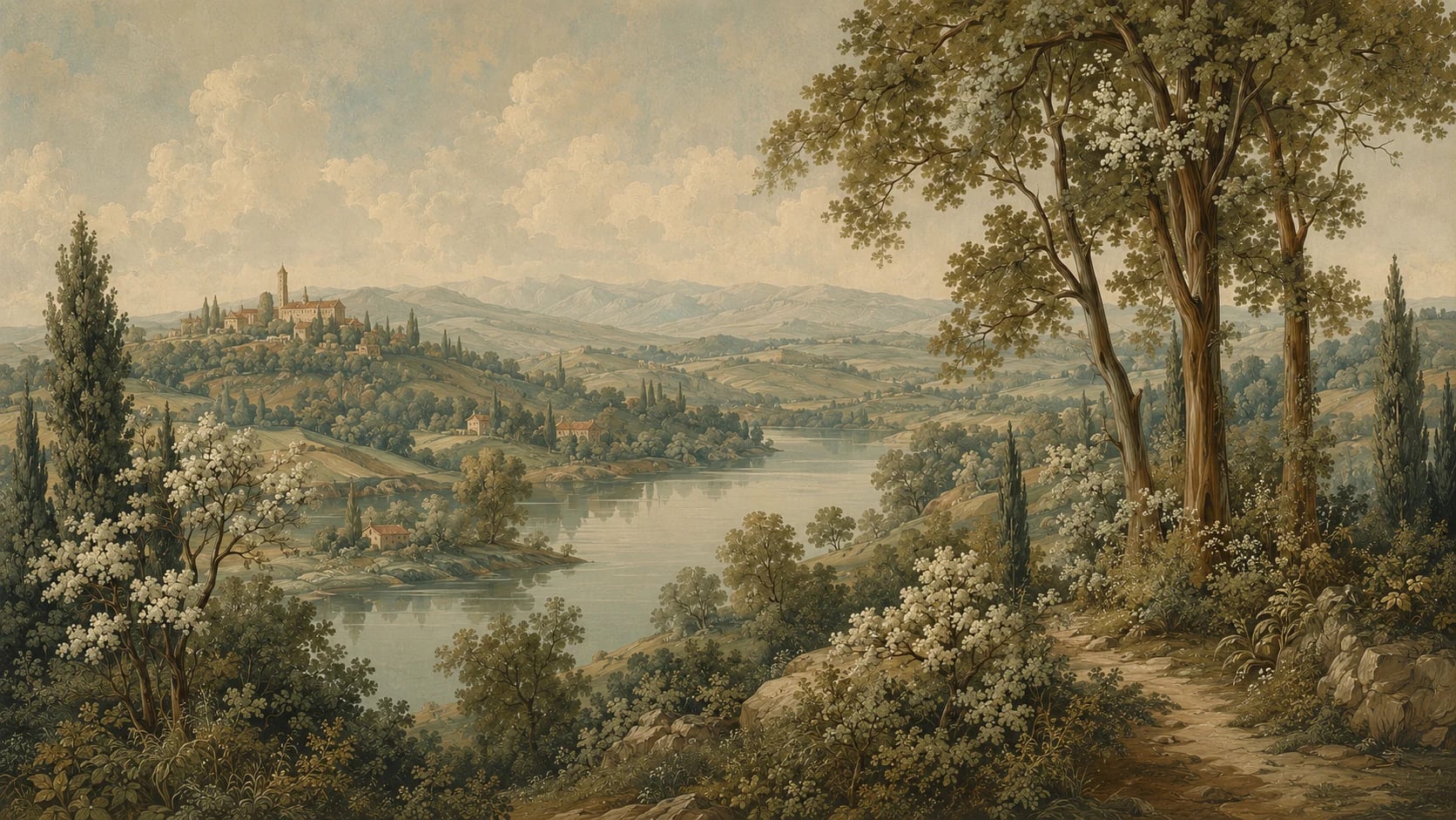 Italian Hilltop Vista