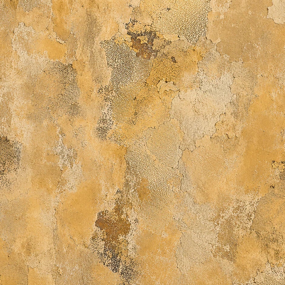 Primer plano del diseño Estuco toscano dorado a escala de impresión
