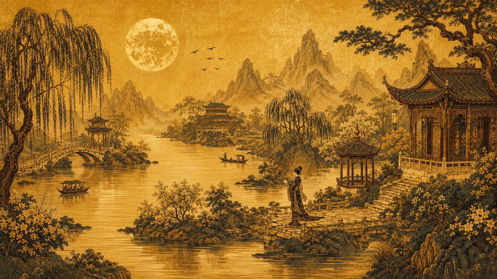 Pabellón de la luna dorada
