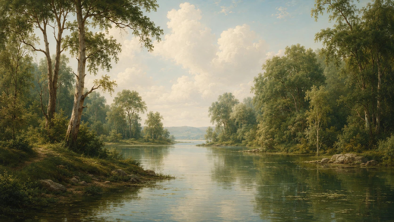 River Woodland Vista