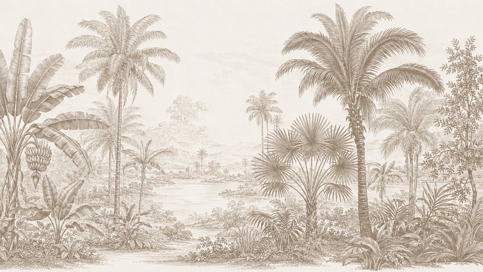 Sepia Palm Lagoon