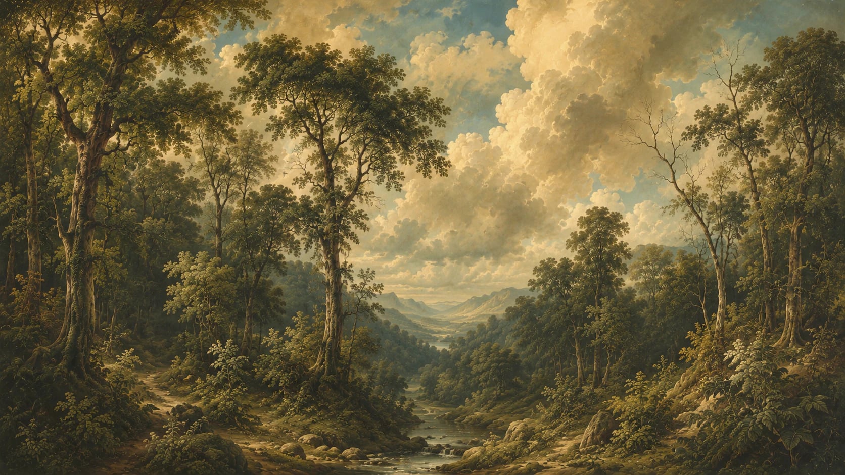 Sous-bois de la vallée fluviale