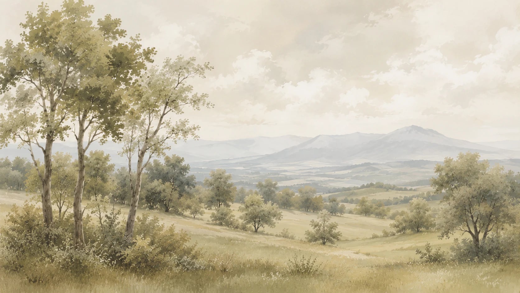 Pastoral Mountain Meadow