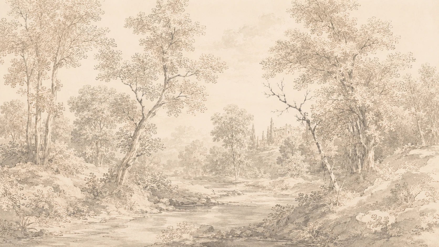 Pastorale Flussvilla