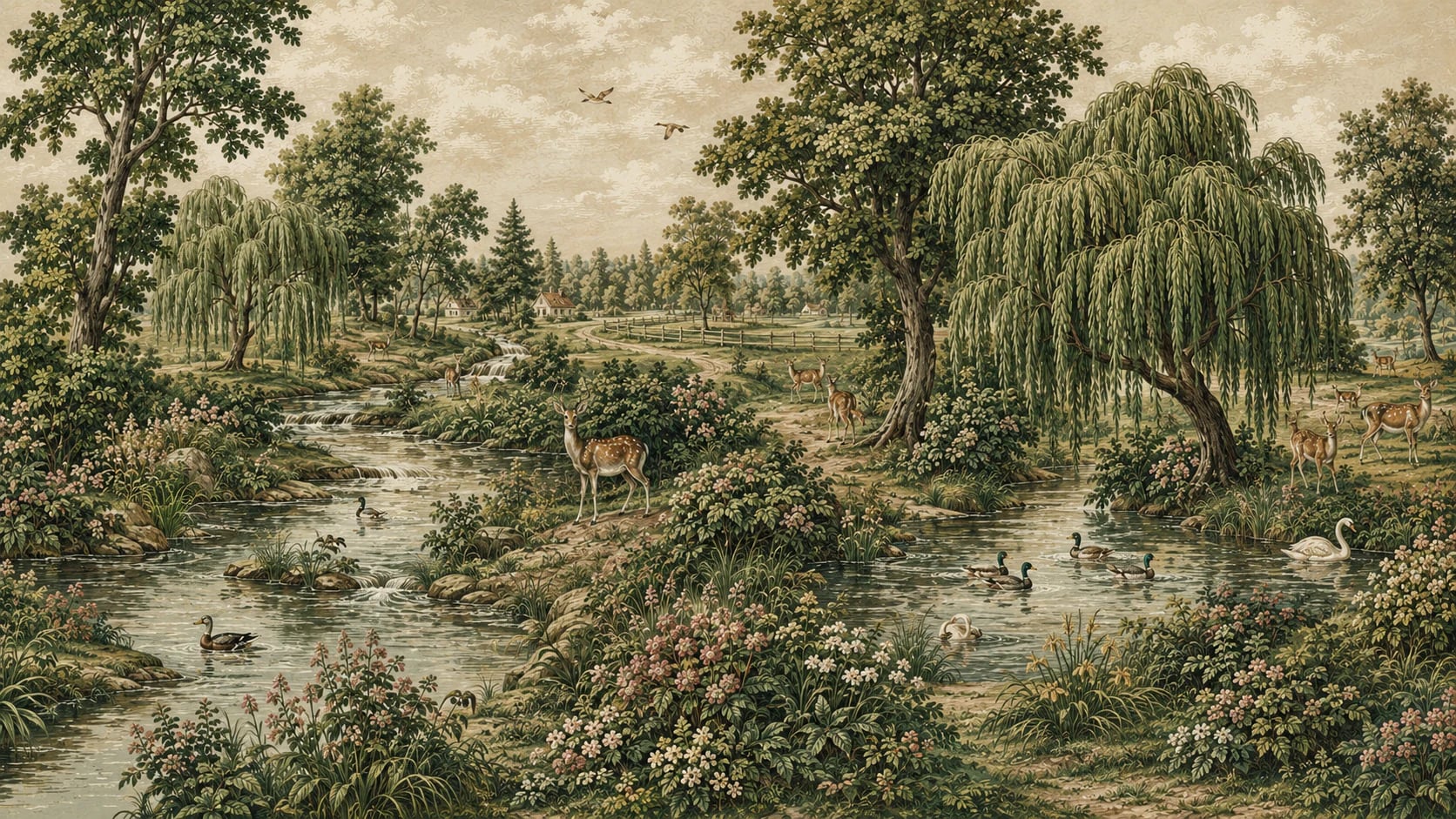 Pastoral Willow Brook