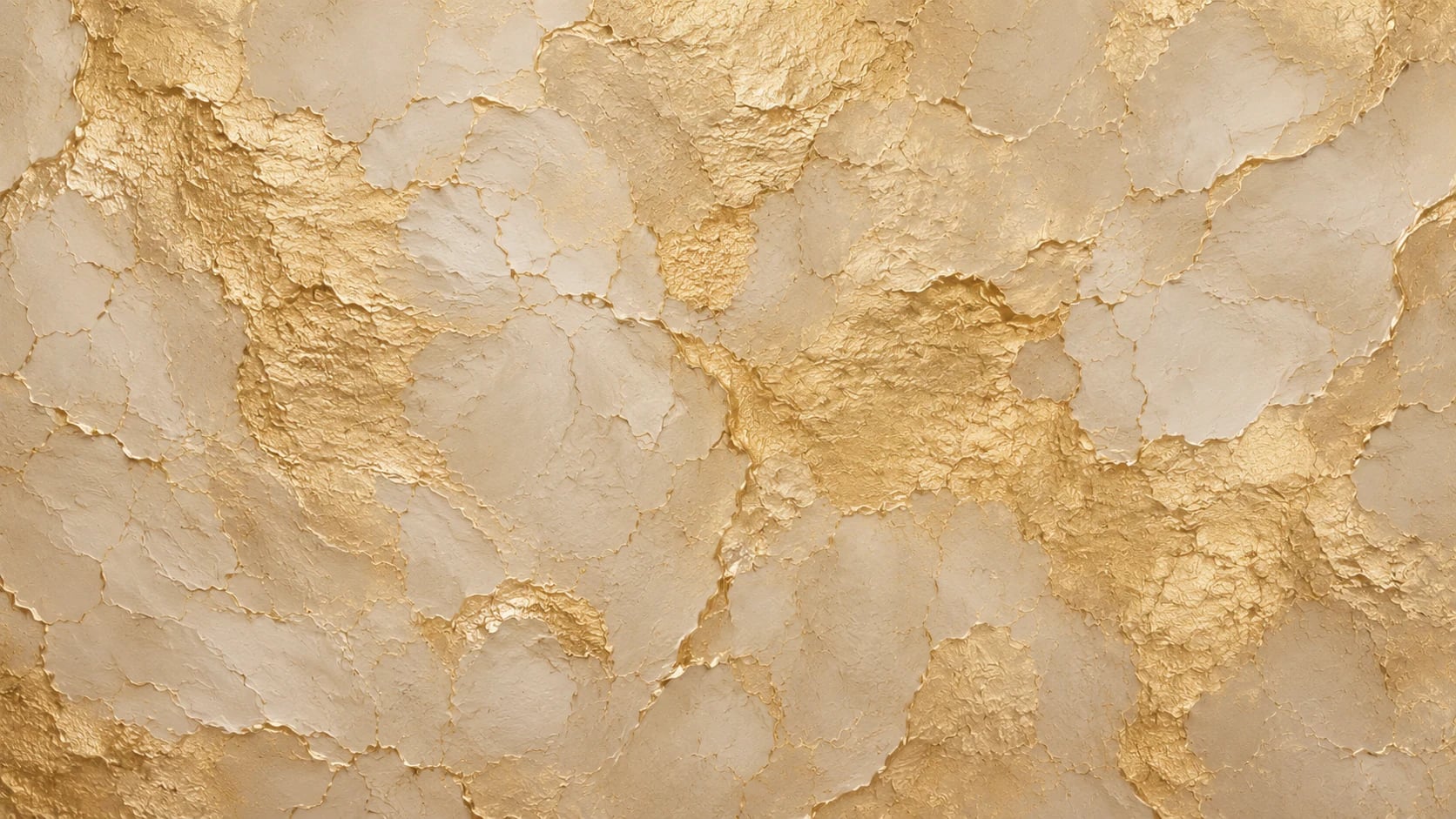 Pan de oro agrietado