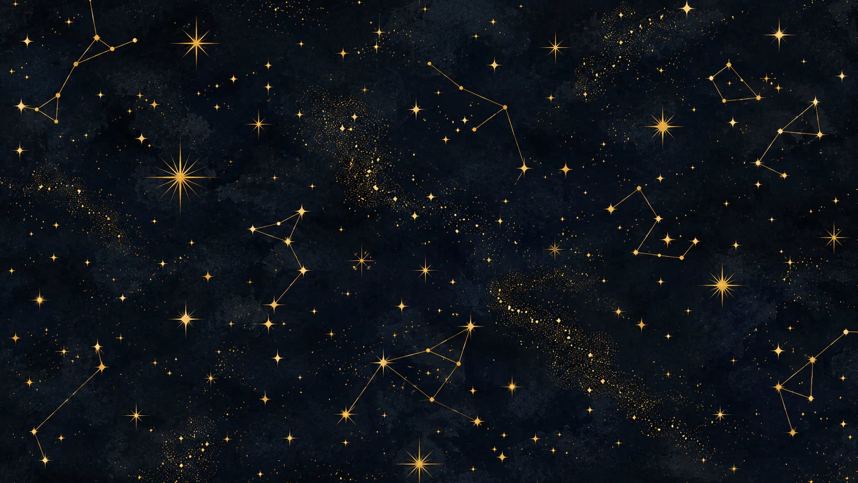 Ciel de constellations nocturne