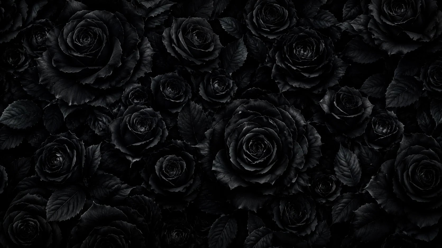 Velvet Black Roses
