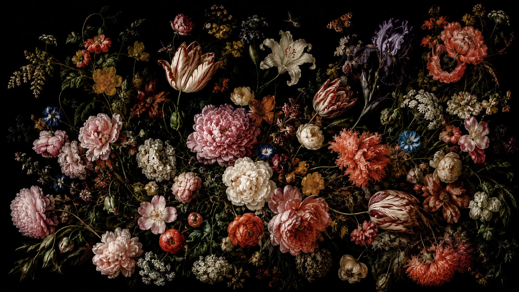 Bouquet baroque hollandais